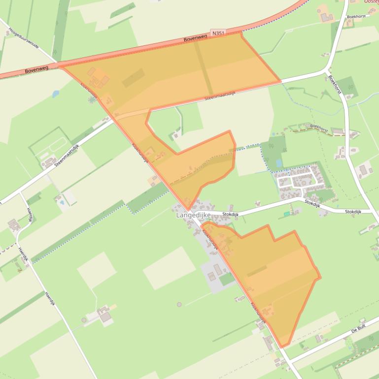 Kaart van postcodegebied 8425SK.