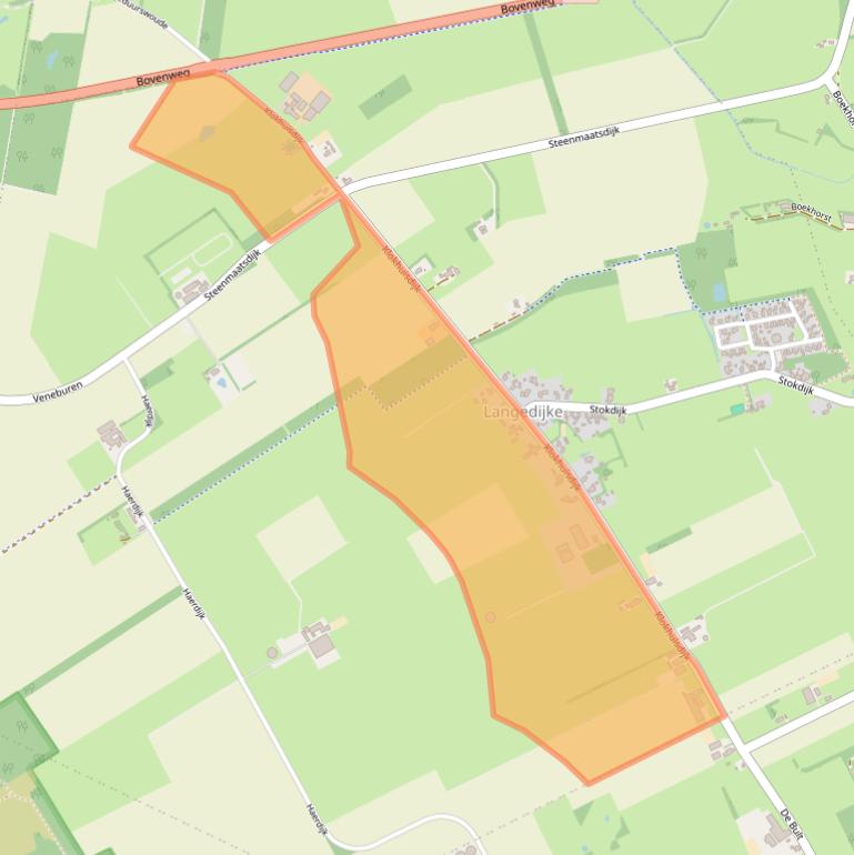 Kaart van postcodegebied 8425SL.