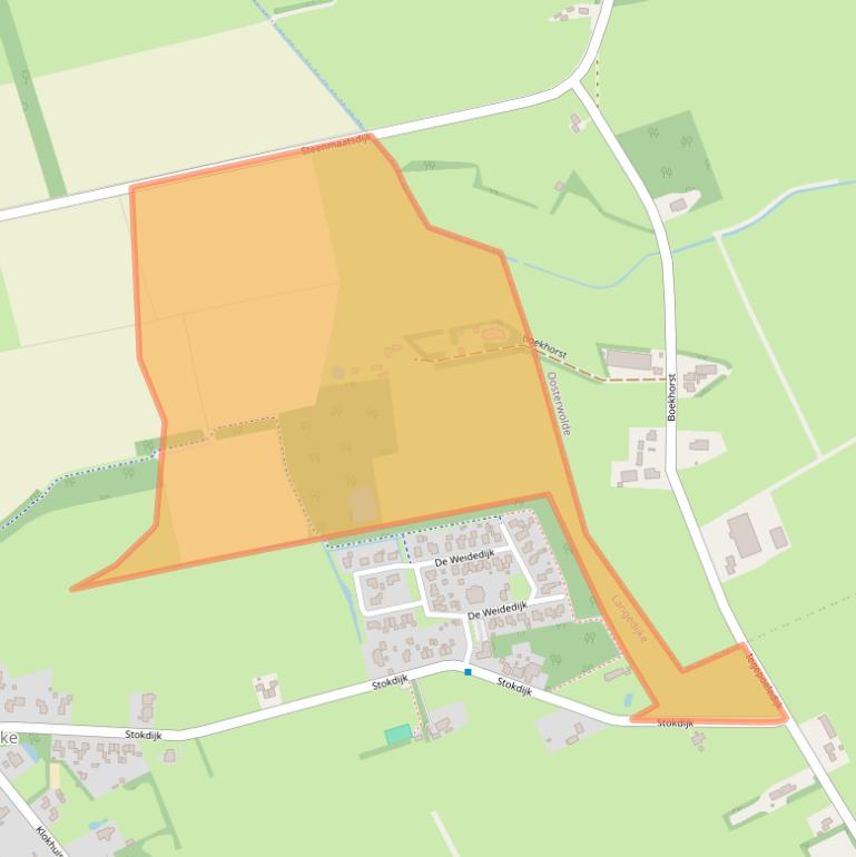 Kaart van postcodegebied 8425ST.