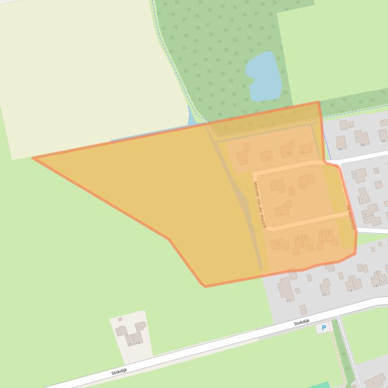 Kaart van postcodegebied 8425SW.