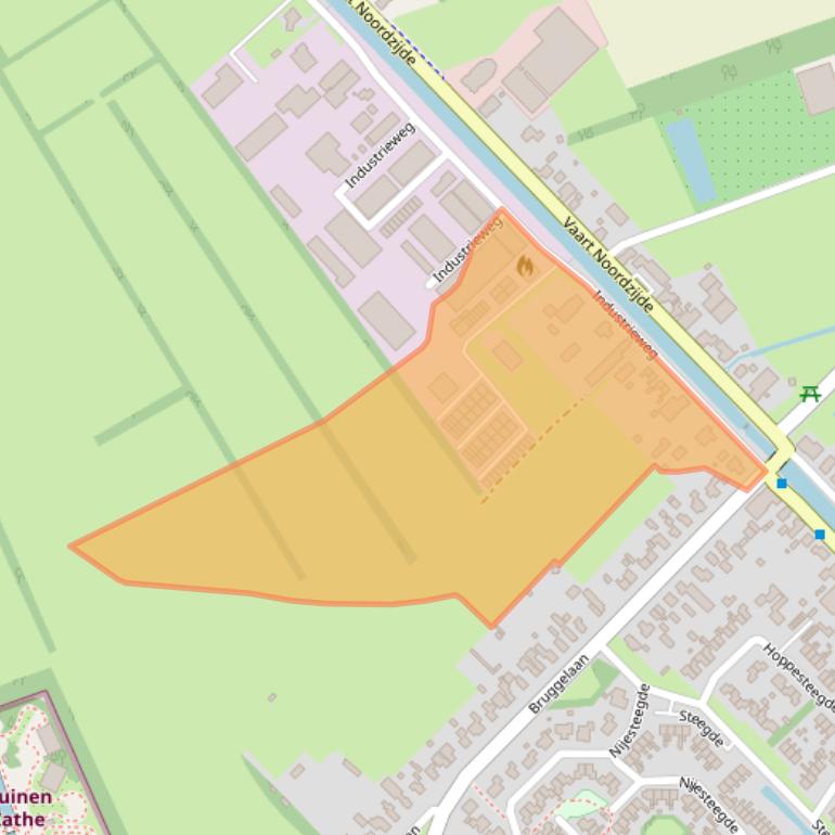 Kaart van postcodegebied 8426AA.