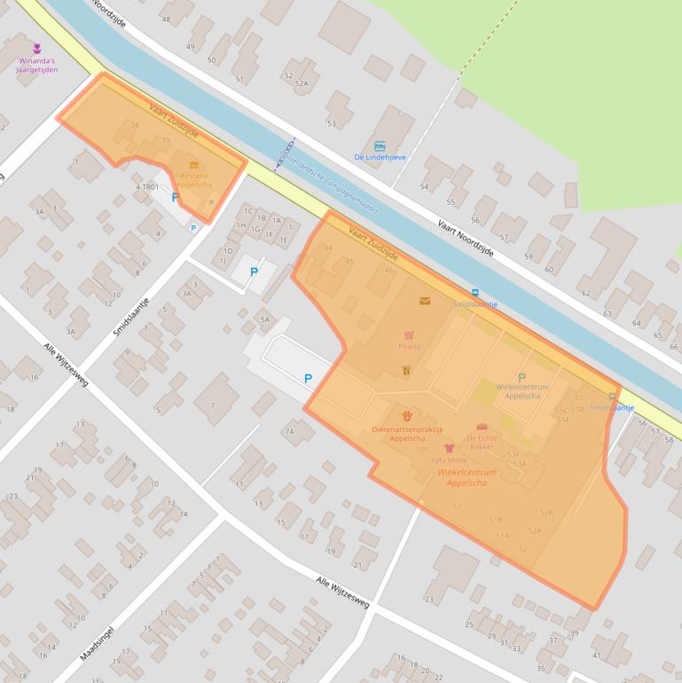 Kaart van postcodegebied 8426AE.