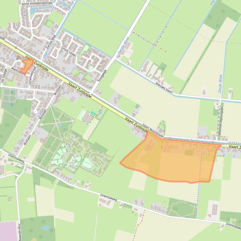 Kaart van postcodegebied 8426AK.