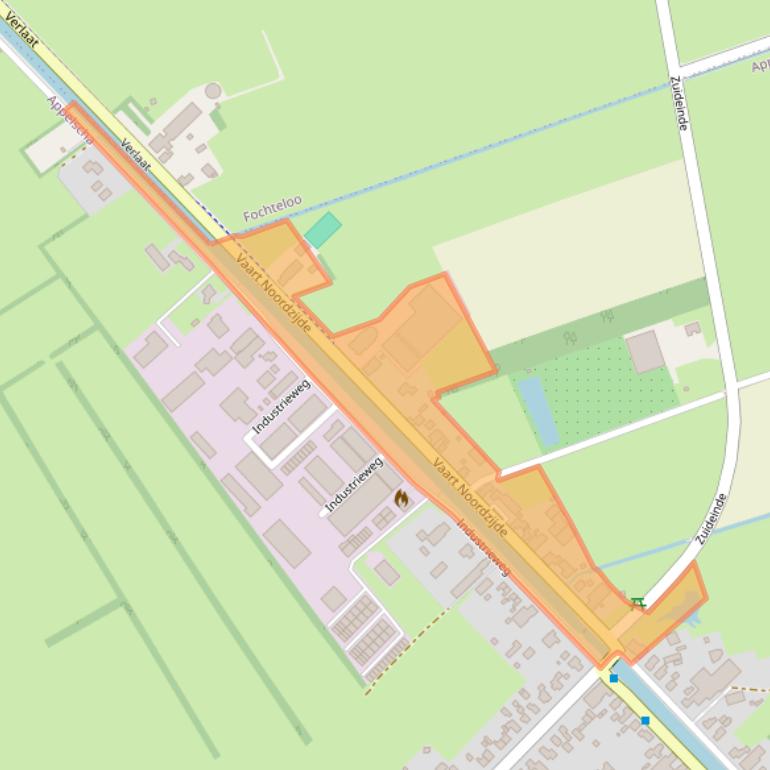 Kaart van postcodegebied 8426AN.