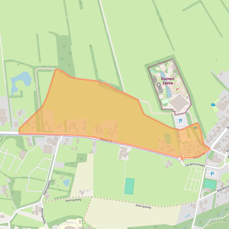 Kaart van postcodegebied 8426BK.