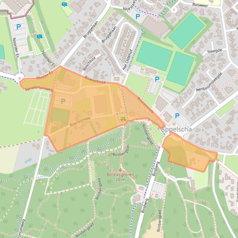 Kaart van postcodegebied 8426BP.