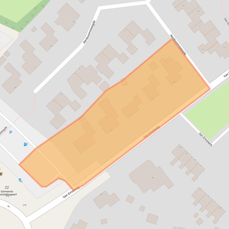 Kaart van postcodegebied 8426BW.