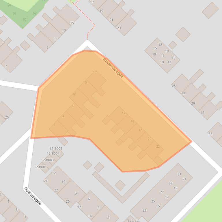 Kaart van postcodegebied 8426CR.