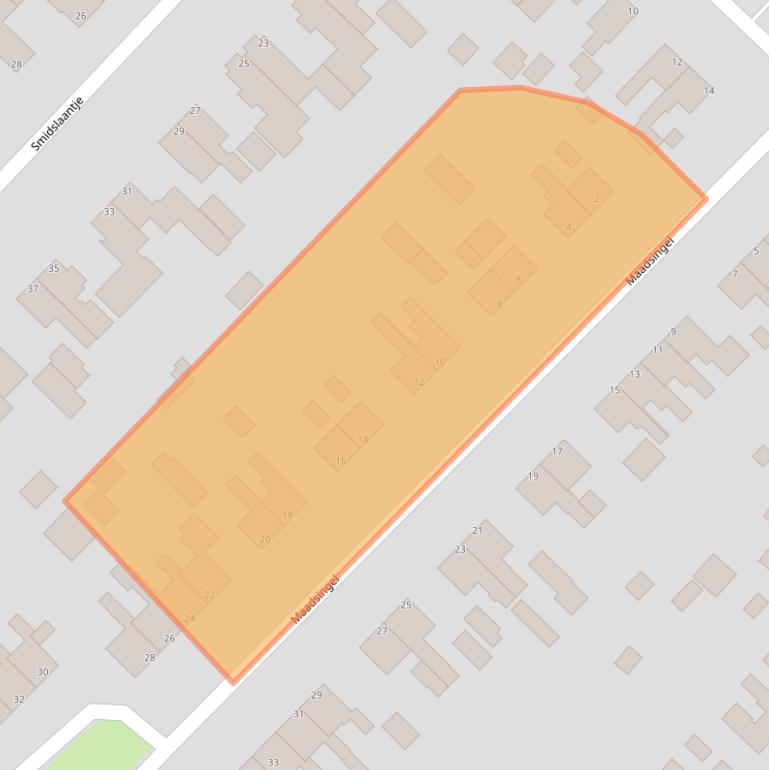 Kaart van postcodegebied 8426DK.