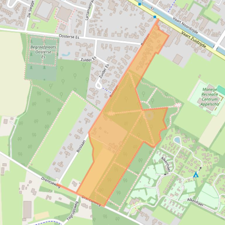 Kaart van postcodegebied 8426EG.