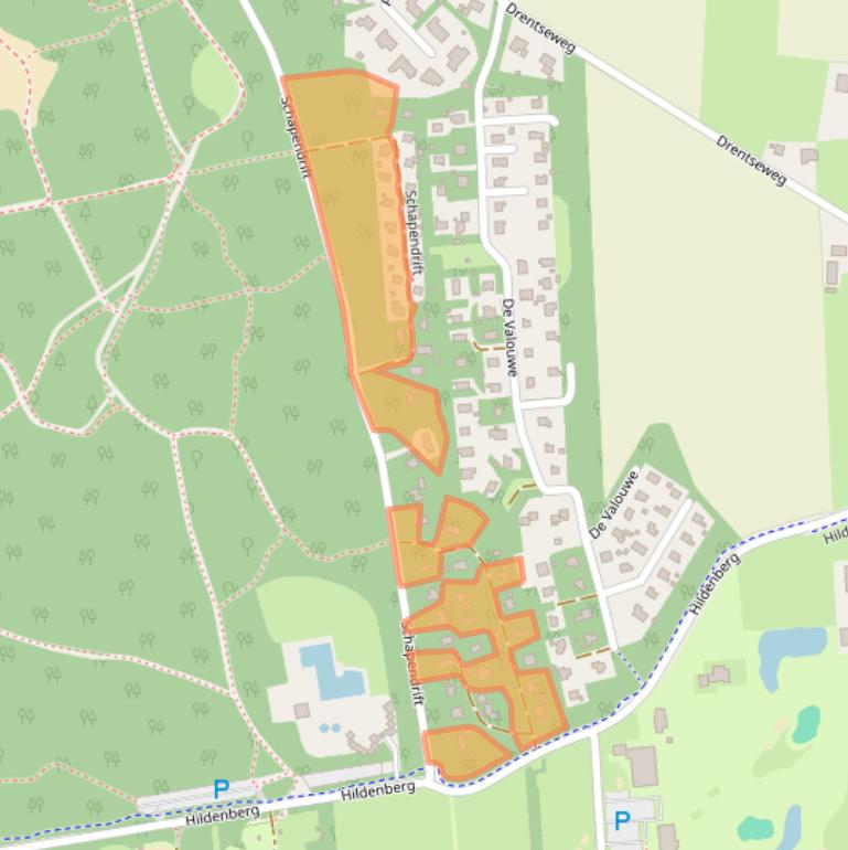 Kaart van postcodegebied 8426GP.