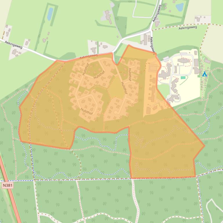 Kaart van postcodegebied 8426GR.