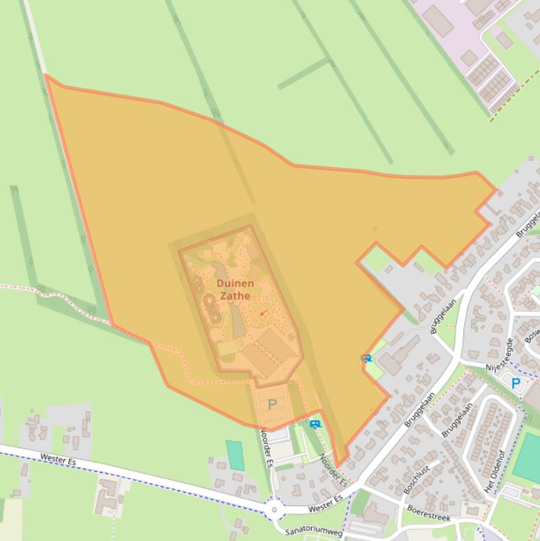 Kaart van postcodegebied 8426GW.