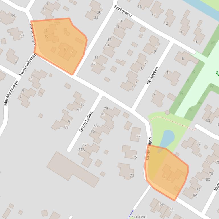 Kaart van postcodegebied 8426JH.