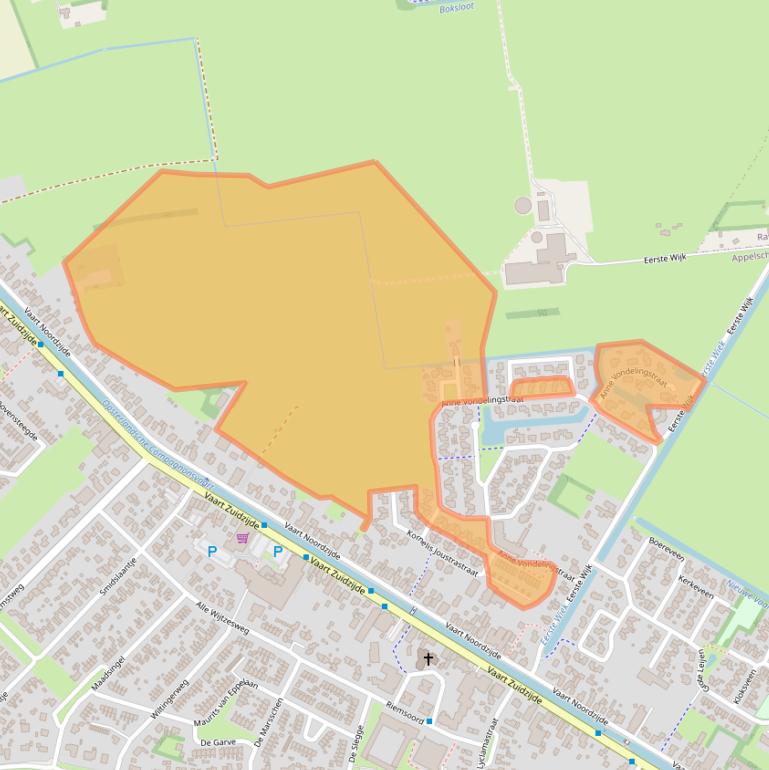 Kaart van postcodegebied 8426LC.