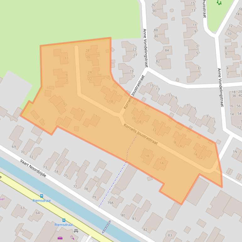 Kaart van postcodegebied 8426LG.