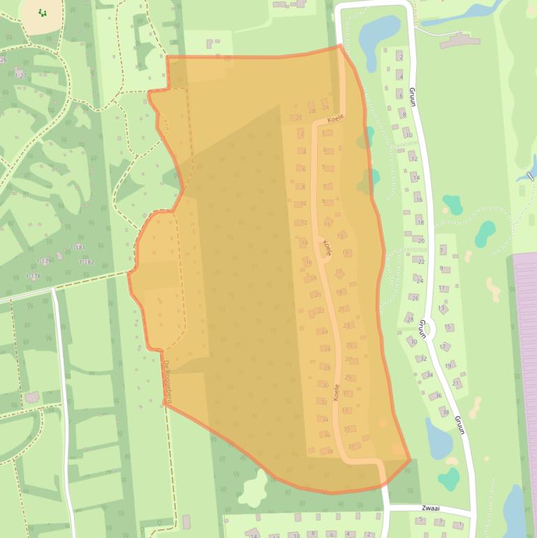 Kaart van postcodegebied 8426NB.
