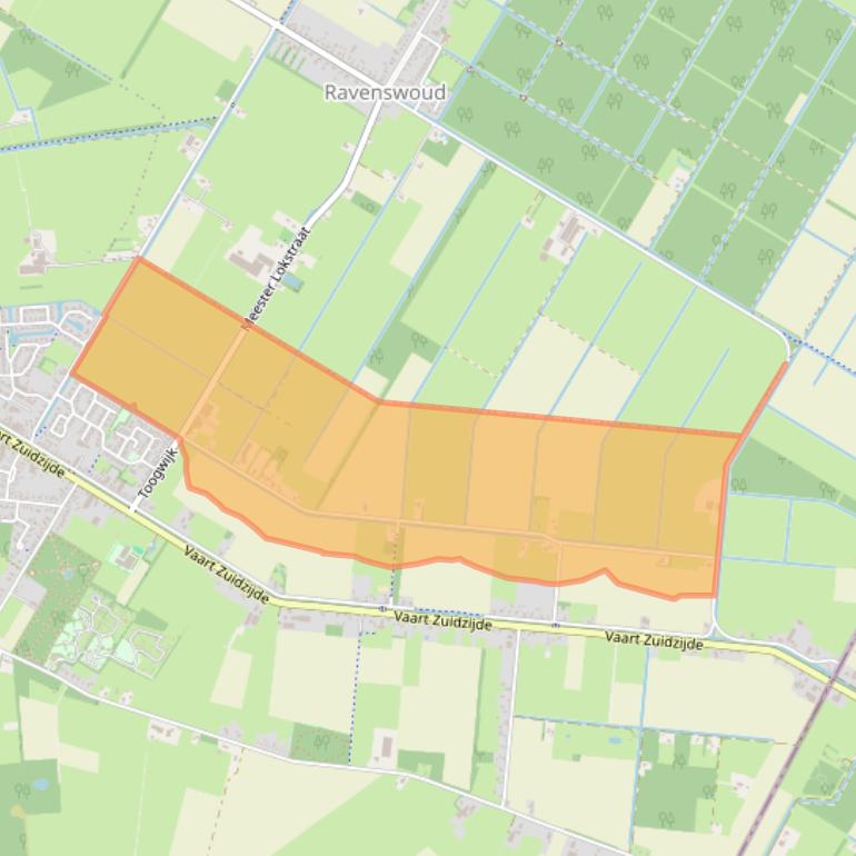 Kaart van postcodegebied 8426RA.