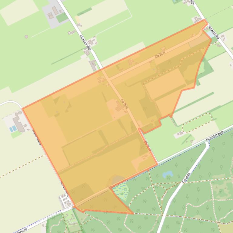 Kaart van postcodegebied 8426SK.