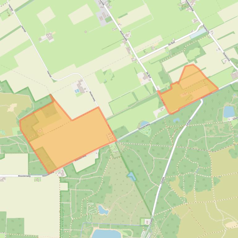 Kaart van postcodegebied 8426SL.