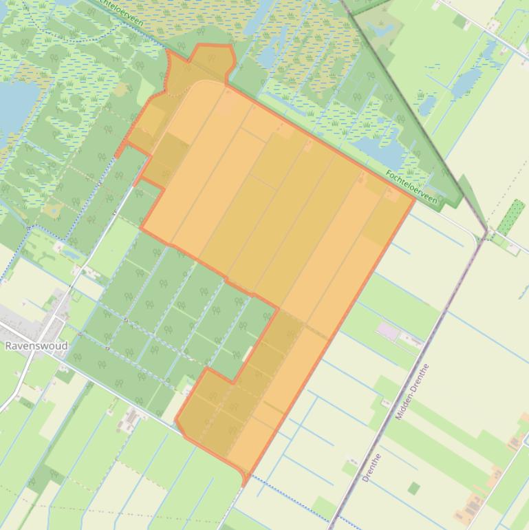 Kaart van postcodegebied 8427RM.
