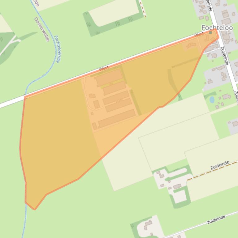 Kaart van postcodegebied 8428HK.