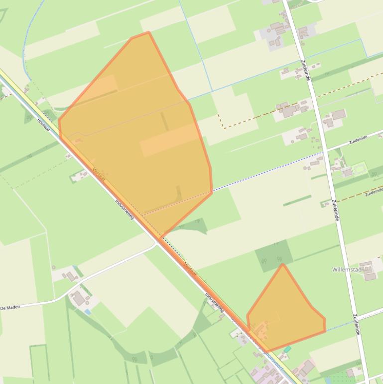 Kaart van postcodegebied 8428RS.