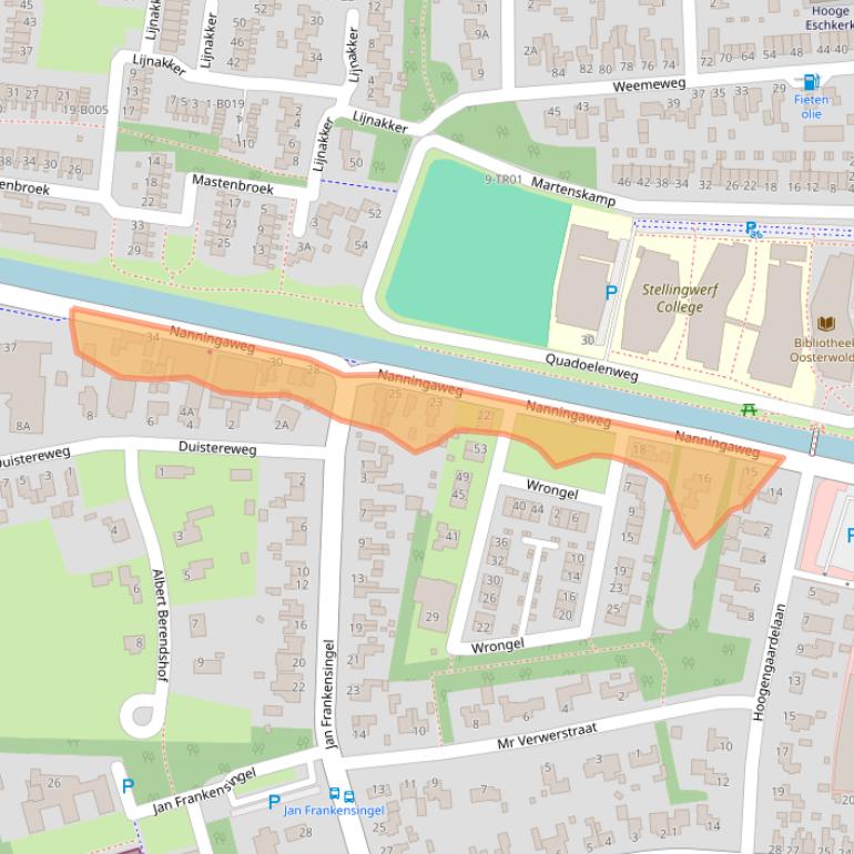 Kaart van postcodegebied 8431AB.