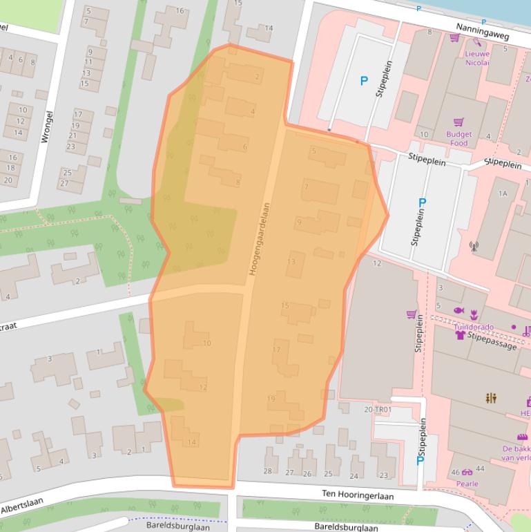 Kaart van postcodegebied 8431AD.