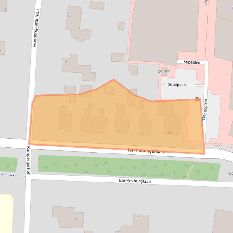 Kaart van postcodegebied 8431AL.