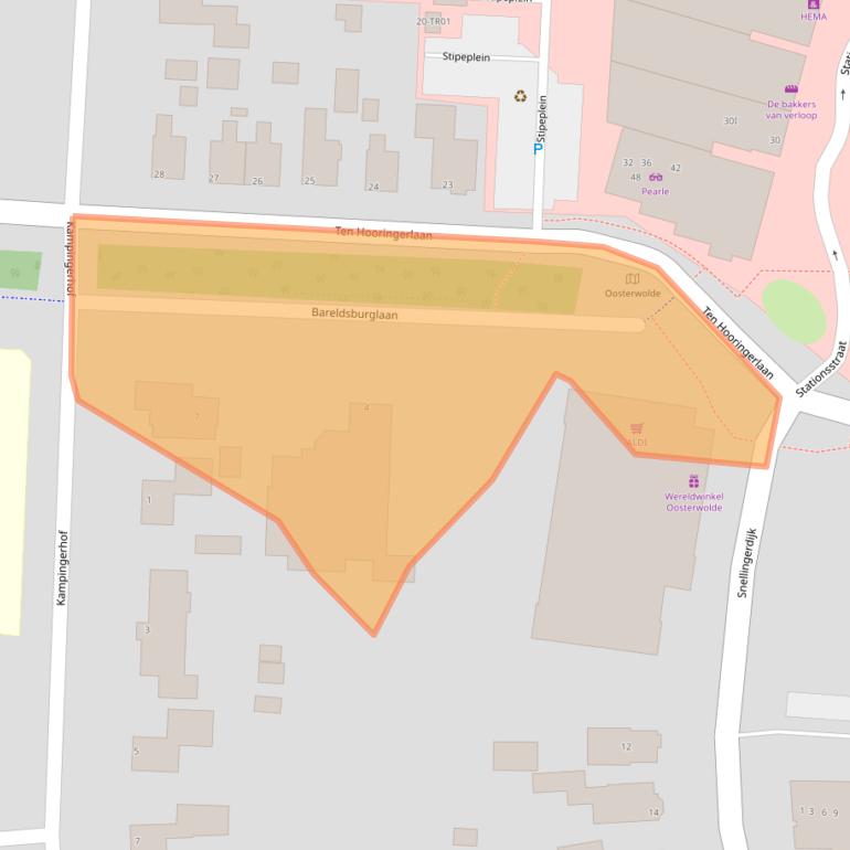 Kaart van postcodegebied 8431AM.