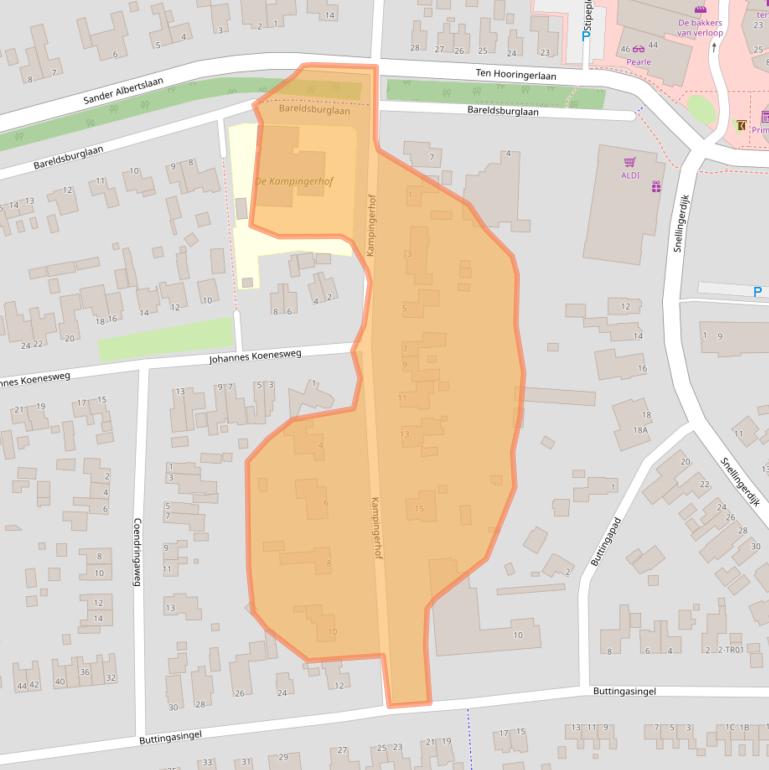 Kaart van postcodegebied 8431AS.