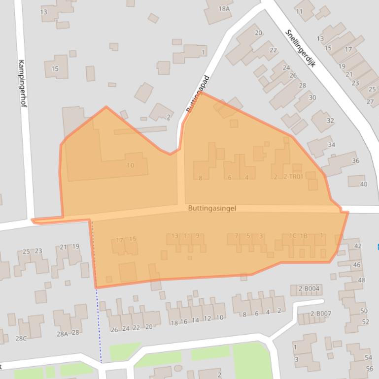 Kaart van postcodegebied 8431AV.