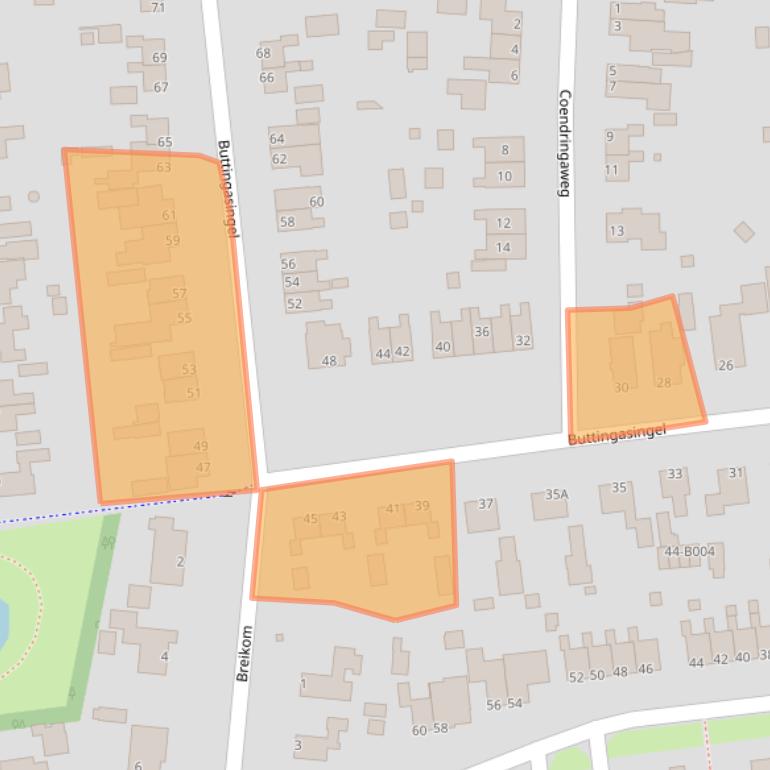 Kaart van postcodegebied 8431AX.