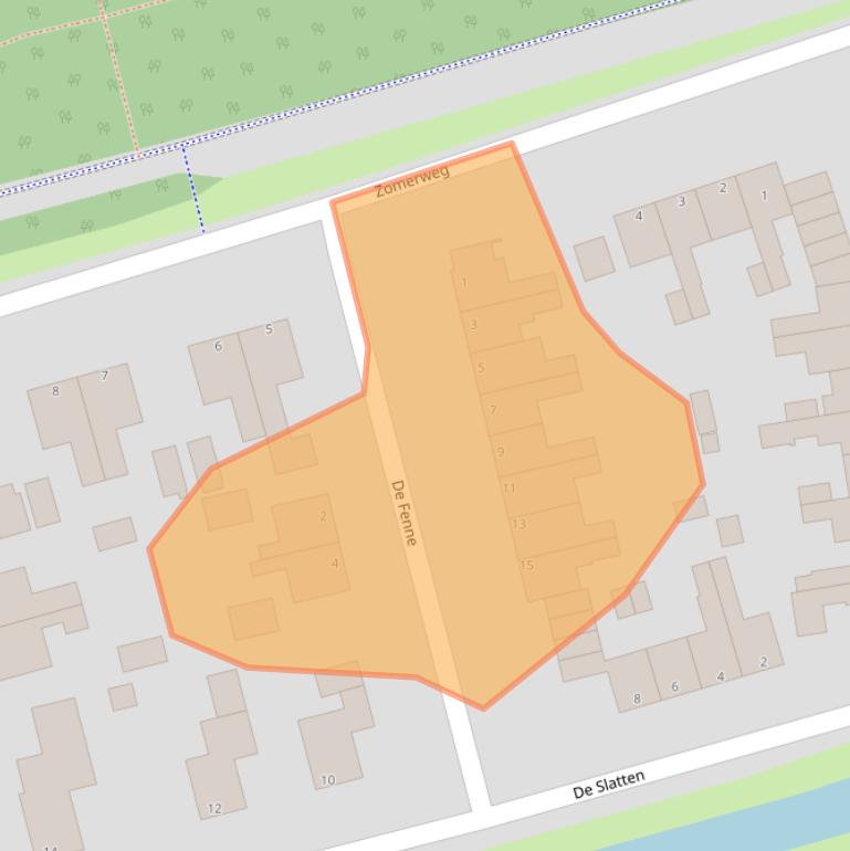 Kaart van postcodegebied 8431BG.