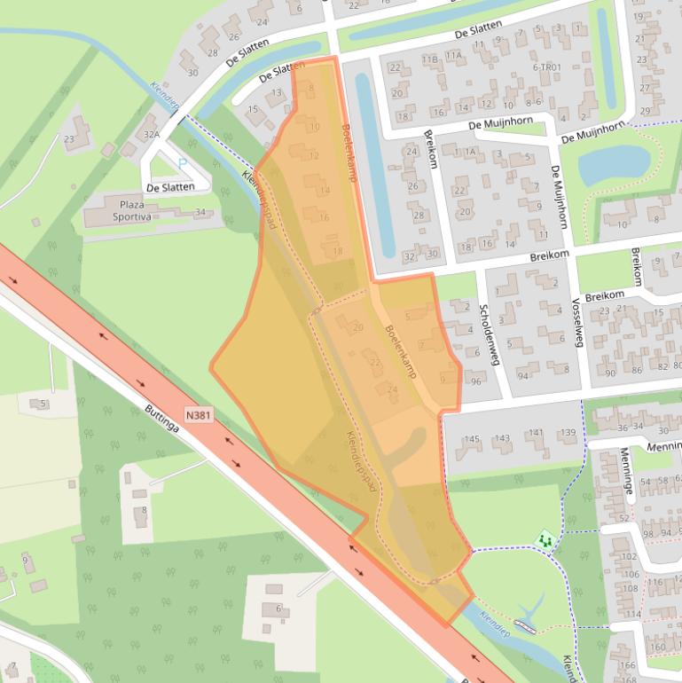 Kaart van postcodegebied 8431BL.