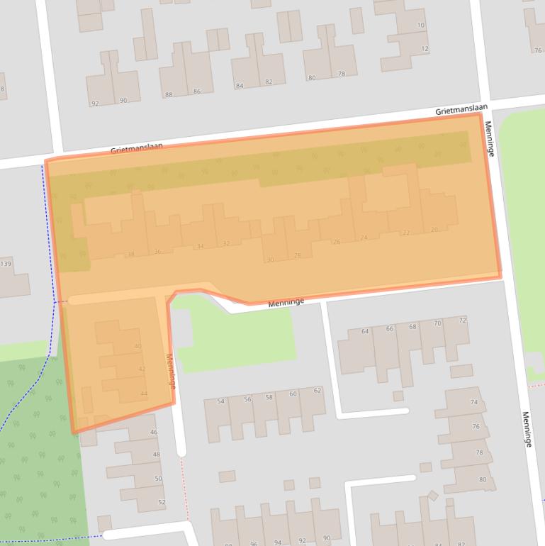 Kaart van postcodegebied 8431CD.