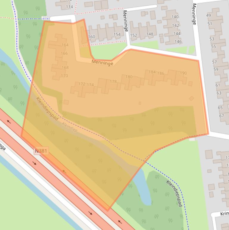 Kaart van postcodegebied 8431CK.