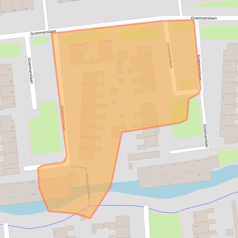 Kaart van postcodegebied 8431CM.