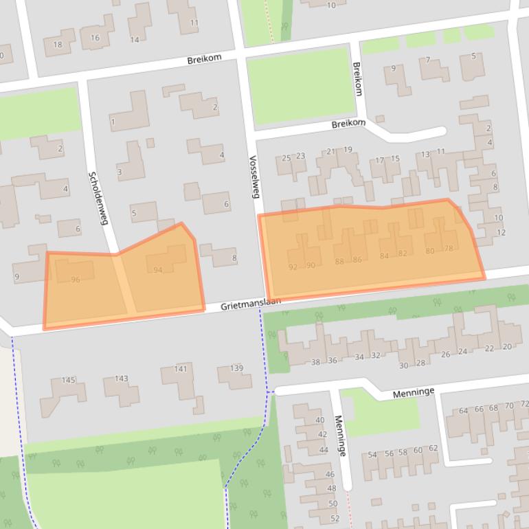 Kaart van postcodegebied 8431CV.