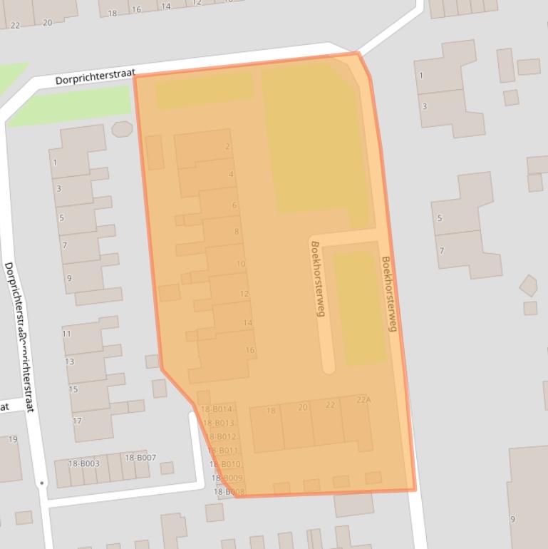 Kaart van postcodegebied 8431CX.