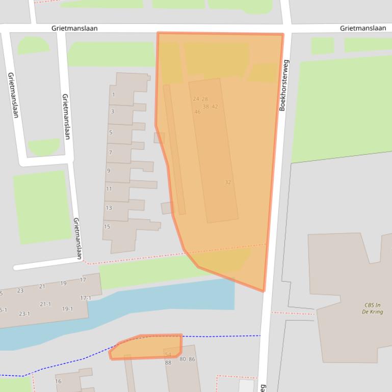 Kaart van postcodegebied 8431CZ.