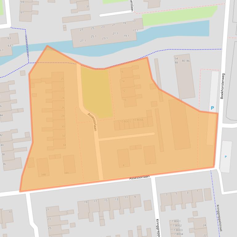 Kaart van postcodegebied 8431DD.