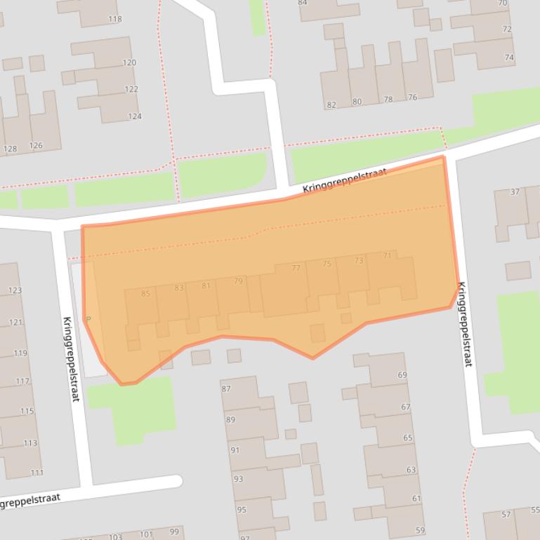 Kaart van postcodegebied 8431DL.