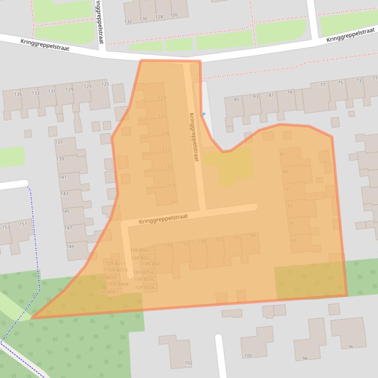 Kaart van postcodegebied 8431DM.