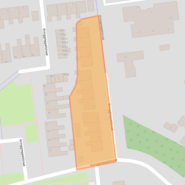 Kaart van postcodegebied 8431DR.