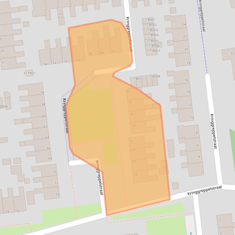Kaart van postcodegebied 8431DS.
