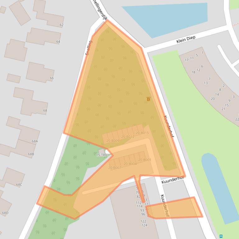 Kaart van postcodegebied 8431EA.