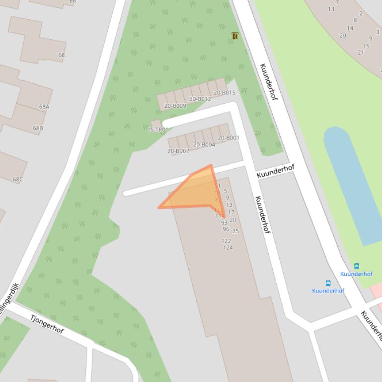 Kaart van postcodegebied 8431EE.