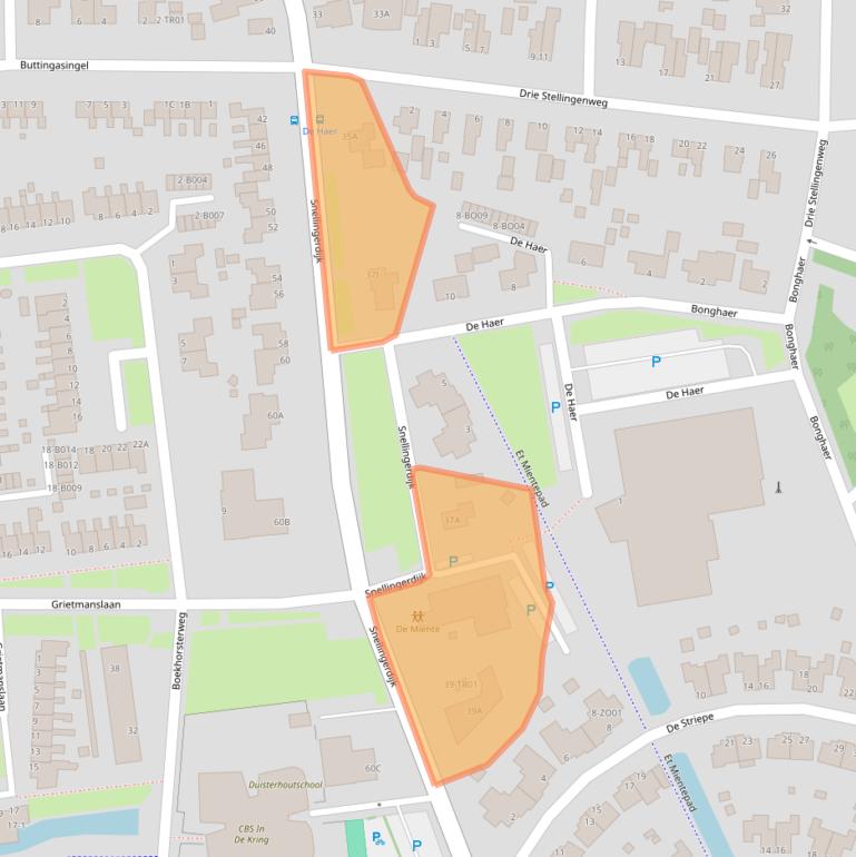 Kaart van postcodegebied 8431EJ.